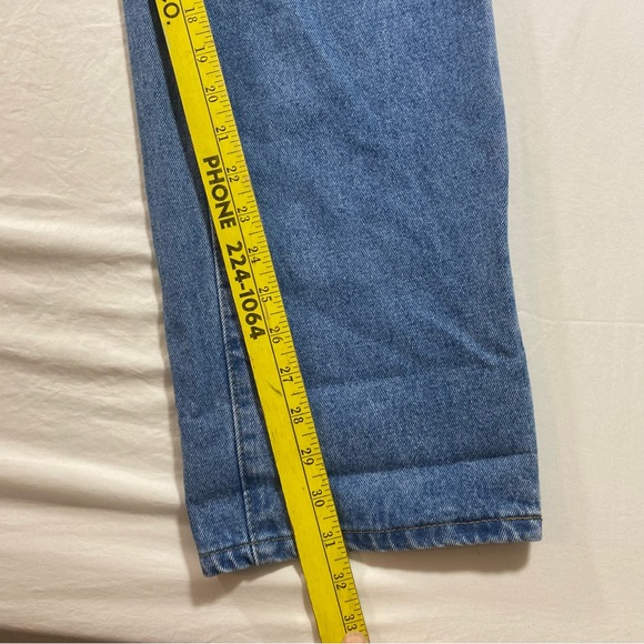 Shein Jeans women’s 4 Two Tone Relaxed Jeans Distressed High Rise Zip jeans - Picture 6 of 10